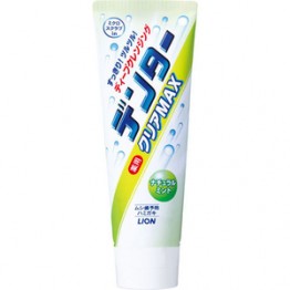 Зубная паста с микрогранулами для защиты от кариеса с фруктовым ароматом Lion Dentor Clear MAX